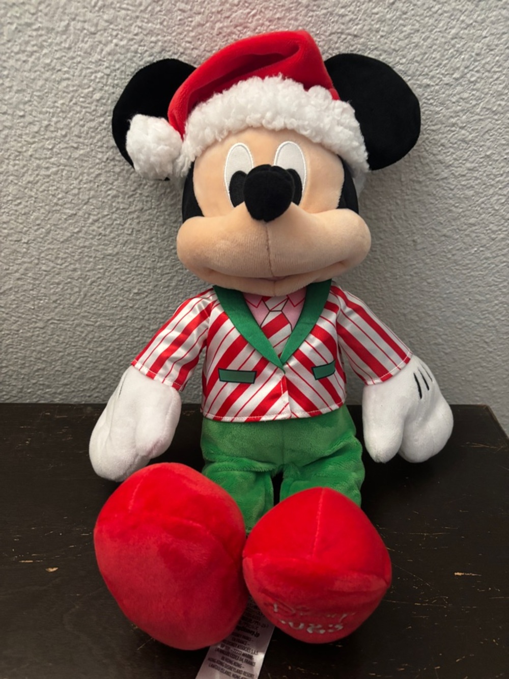 Disney Holiday Mickey Plush in Red, Green, White
